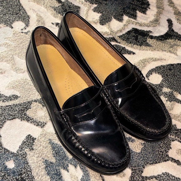 Weejuns Heritage Larson Leather Penny Loafers Black Size 9 - Picture 4 of 10